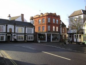 Image of The Bell Hotel and the George Public House in Winslow, home of the Winslow Anglo French Twinning Association (WAFTA)