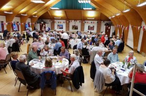Image of the Celebration Dinner during a WAFTA visit to Winslow